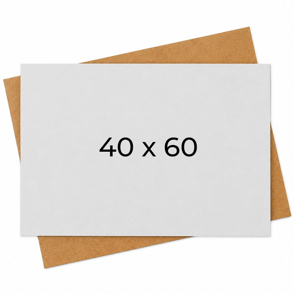 ПІДЛОЖКА ХДФ ПРЯМОКУТНА 40х60 БІЛА