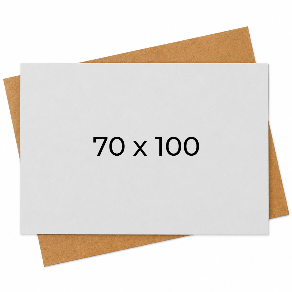ПІДЛОЖКА ХДФ ПРЯМОКУТНА 70х100 БІЛА