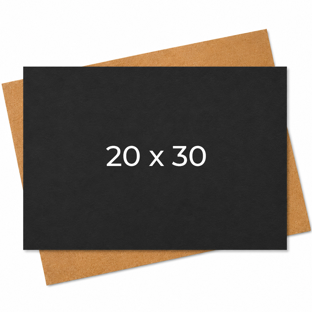 ПІДЛОЖКА ХДФ ПРЯМОКУТНА 20x30 ЧОРНА