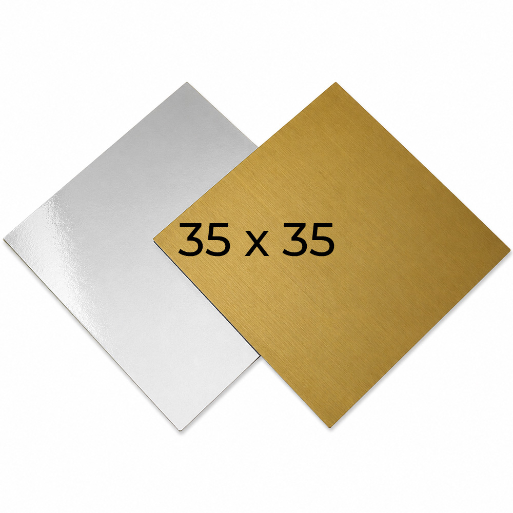 ПІДЛОЖКА КАРТОННА ДВОСТОРОННЯ ЛАМІНОВАНА 35x35 КВАДРАТНА