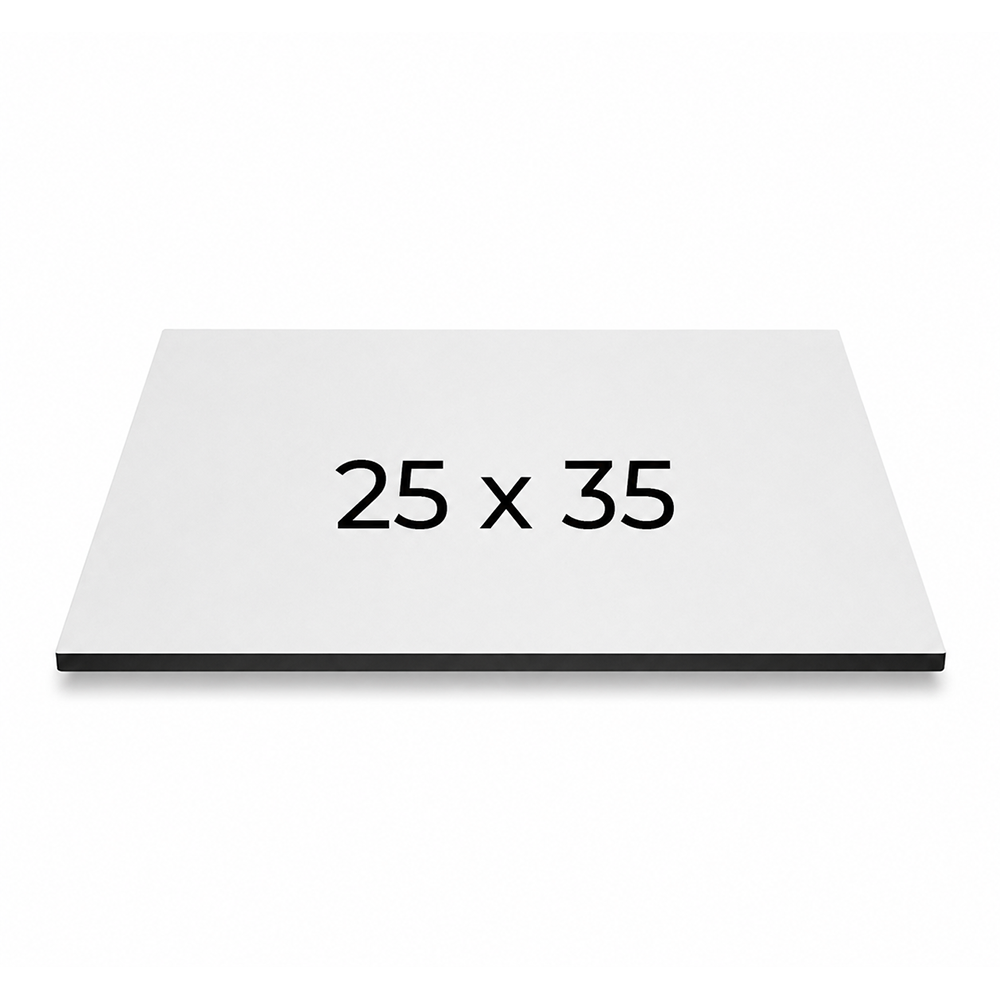ПІДЛОЖКА ПОСИЛЕНА МДФ 25Х35, h=8мм БІЛА