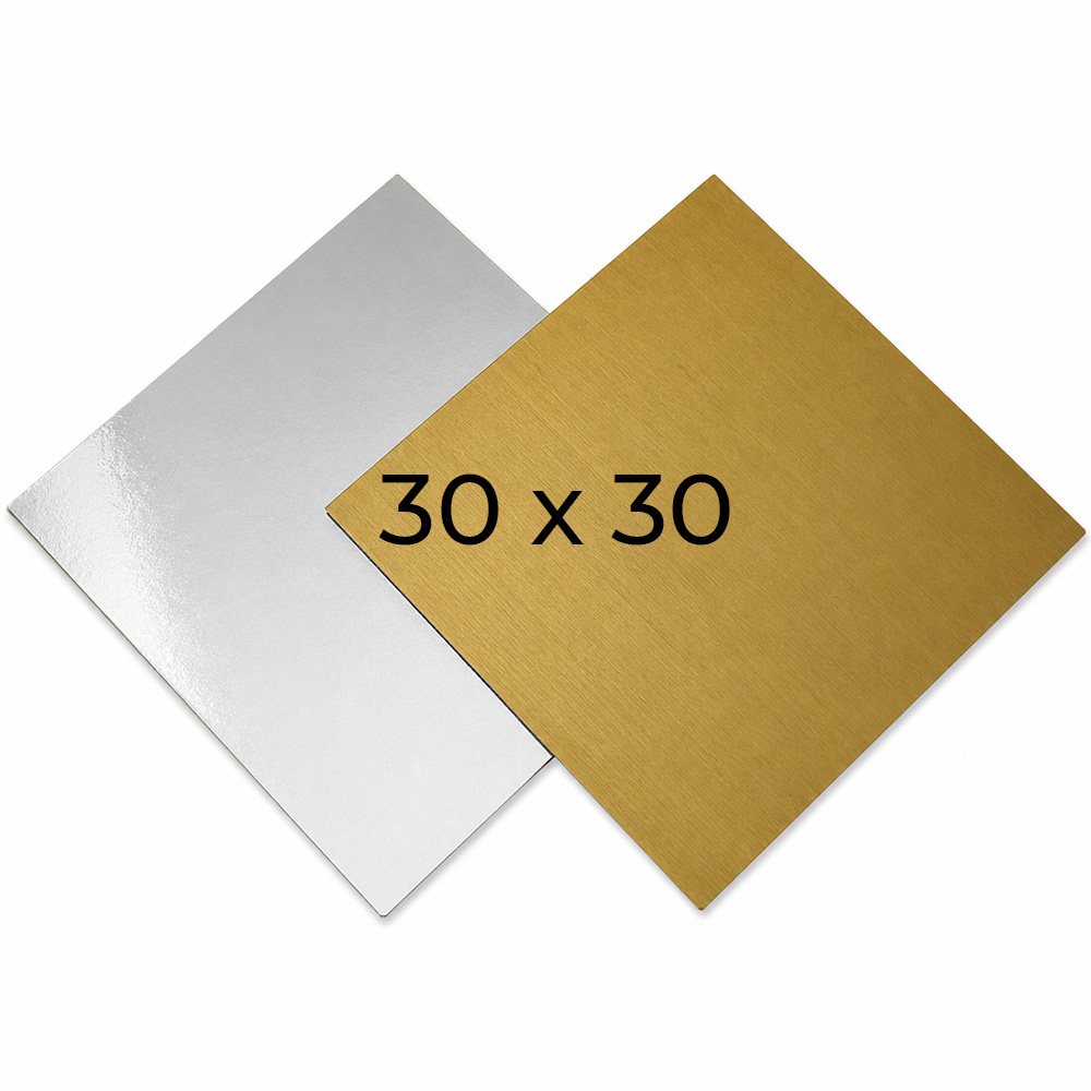 ПІДЛОЖКА КАРТОННА ДВОСТОРОННЯ ЛАМІНОВАНА 30x30 КВАДРАТНА