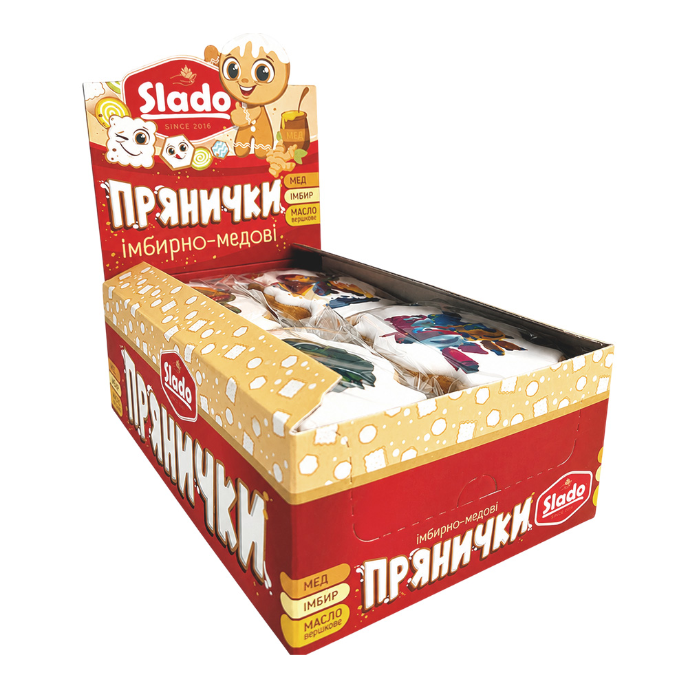 ПРЯНИК ВЕЛИКИЙ у шоу - боксі (16 штук)